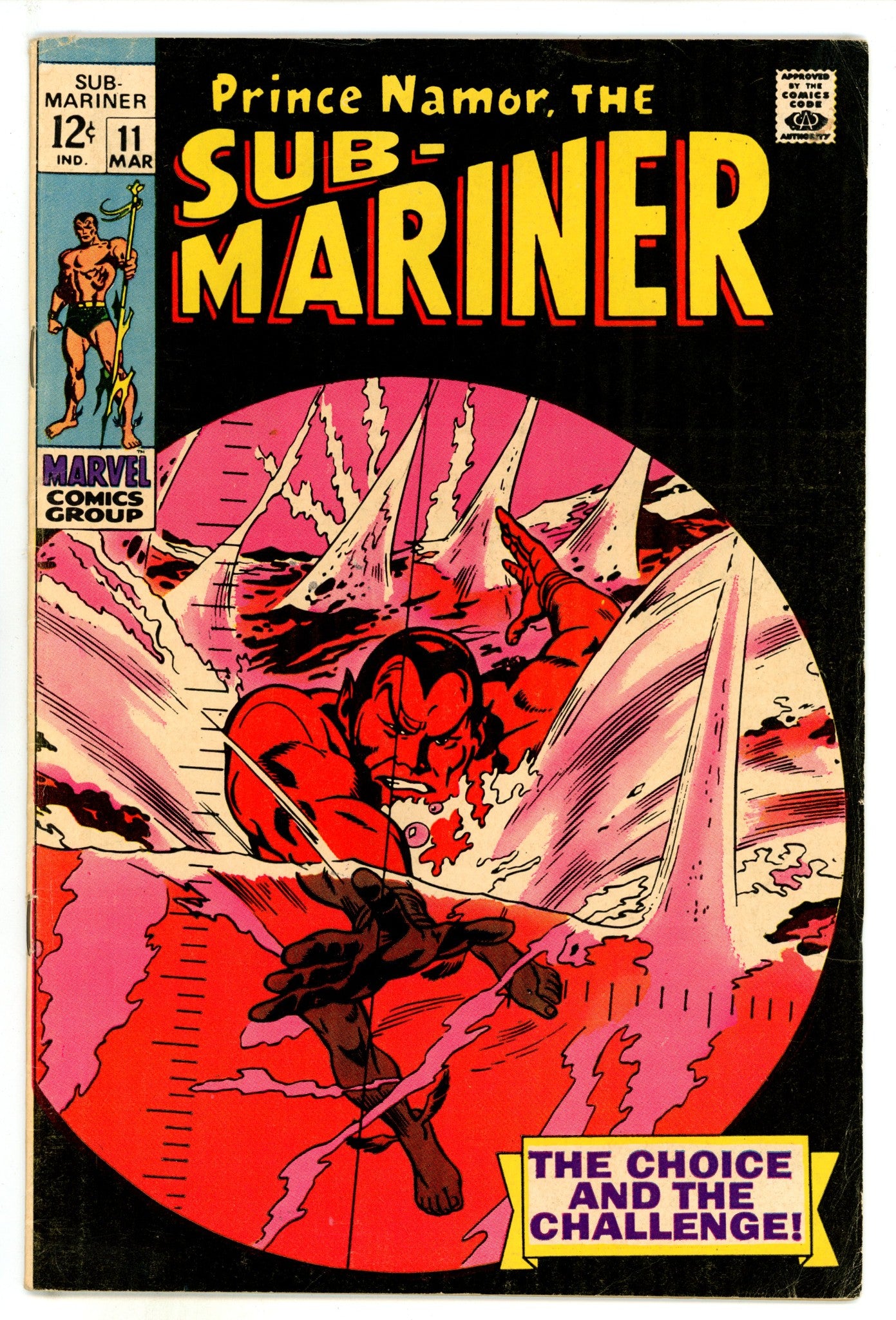 Sub-Mariner Vol 1 11 VG (4.0) (1969) 