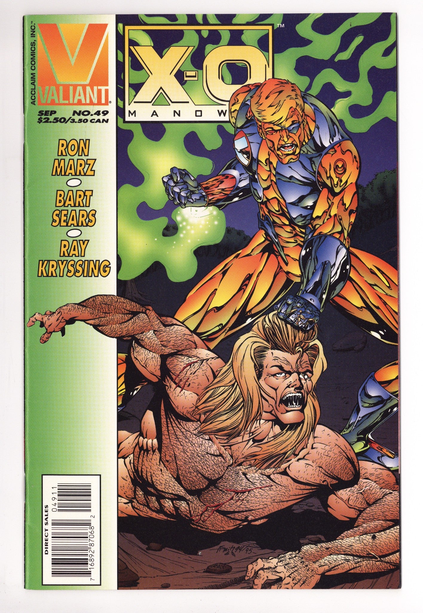 X-O Manowar Vol 1 49 Mid Grade (1995) 