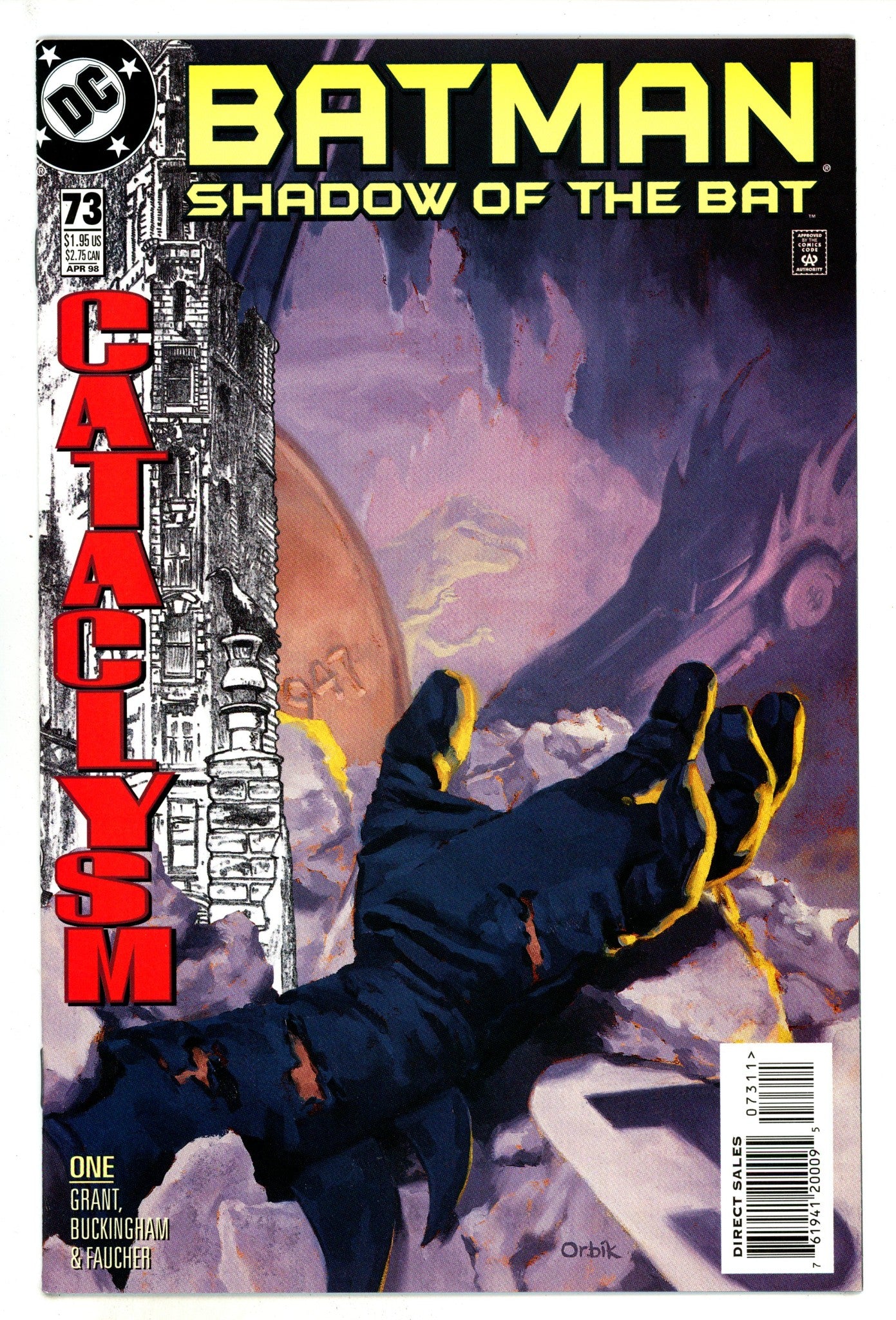 Batman: Shadow of the Bat 73 High Grade (1998) 