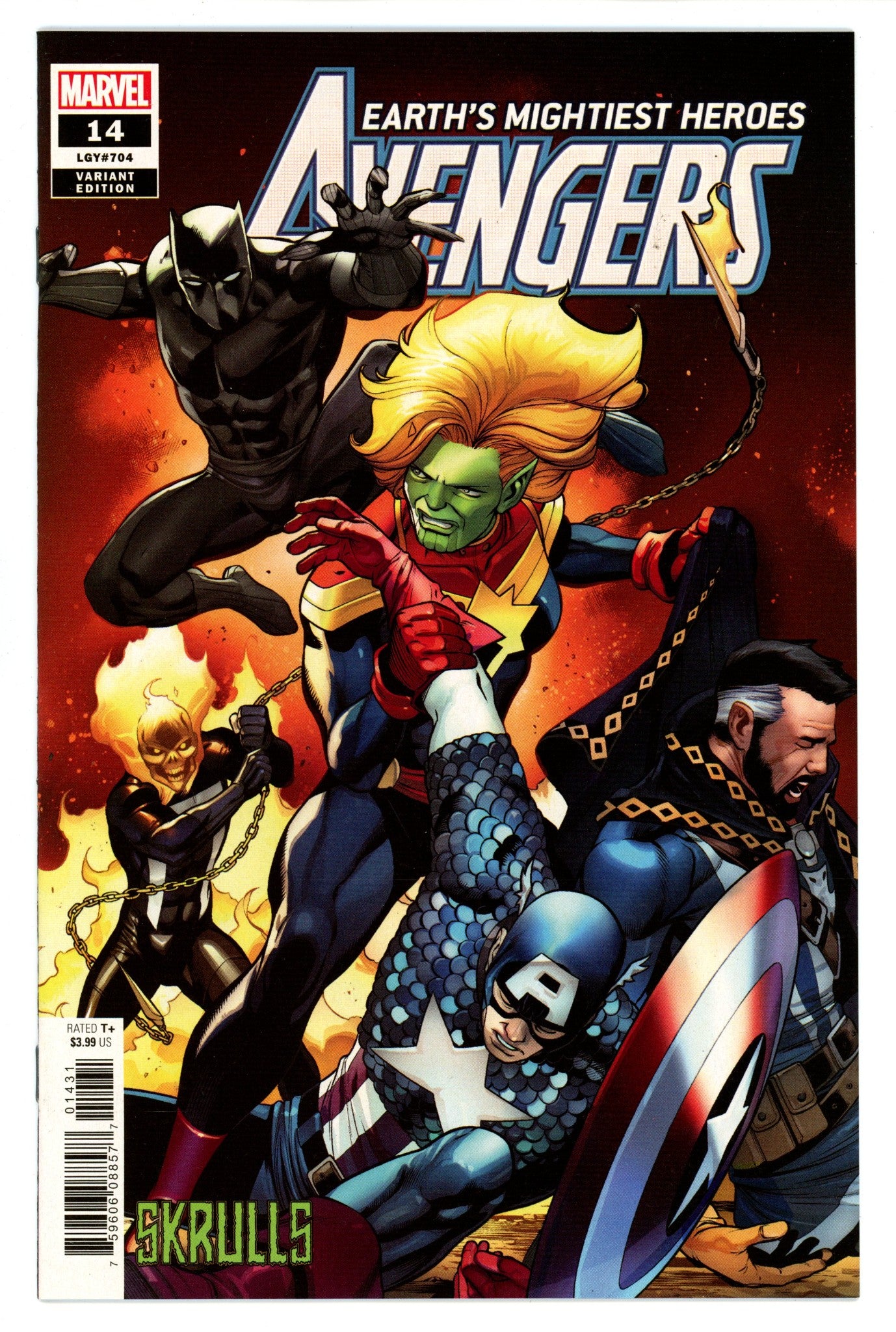 Avengers Vol 8 14 (704) High Grade (2019) Skrulls Variant 
