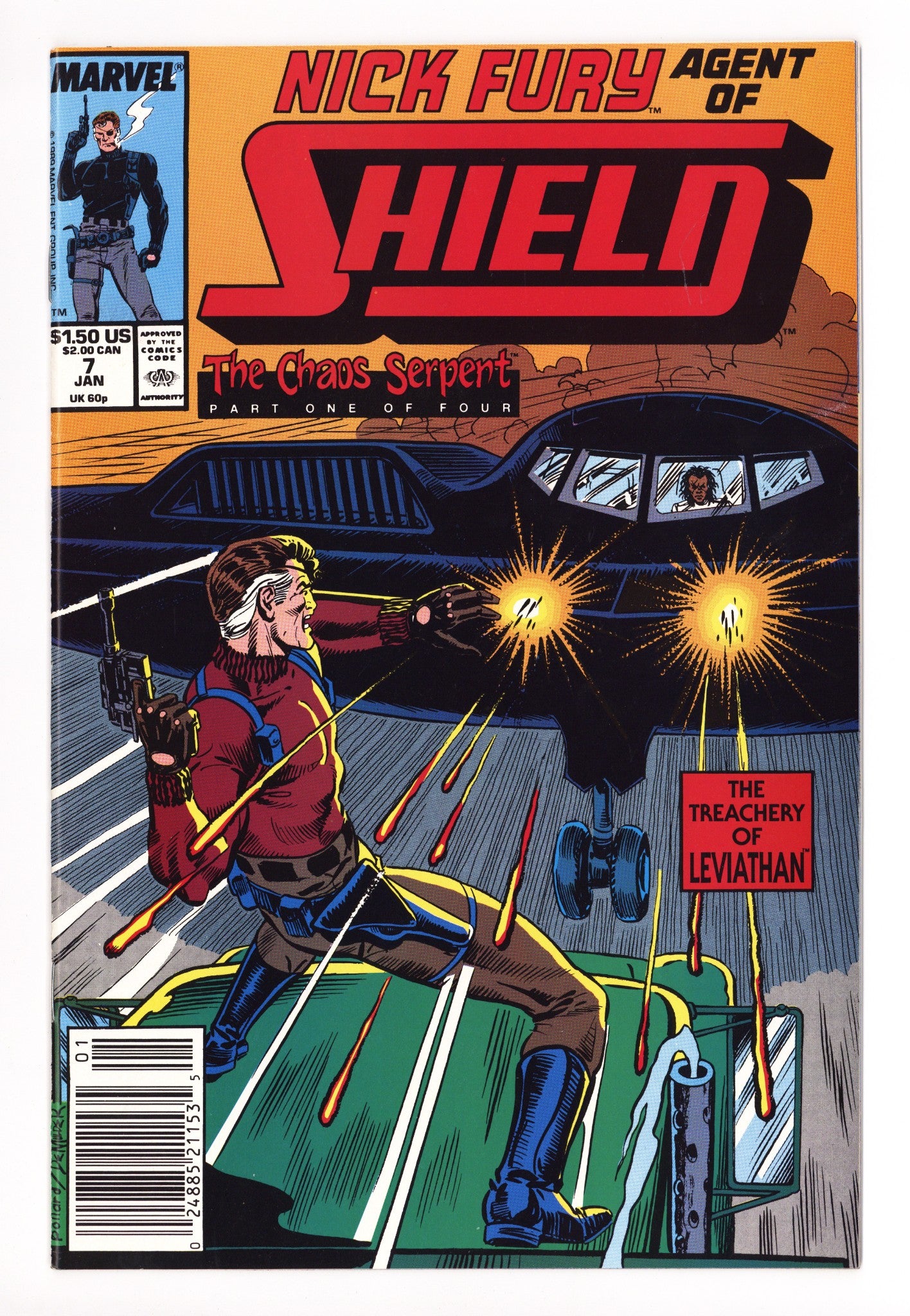 Nick Fury, Agent of S.H.I.E.L.D. Vol 4 7 Mid Grade (1990) 