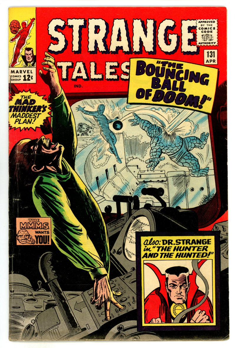 Strange Tales Vol 1 131  FN- (5.5)  (1965)  