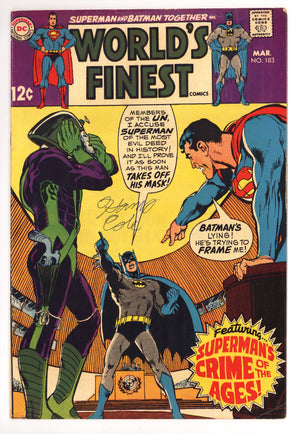World's Finest Comics 183 FN (6.0) (1969)