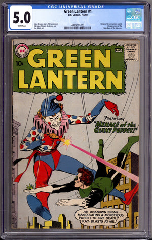 Green Lantern Vol 2 1 CGC 5.0 (VG/FN) (1960)