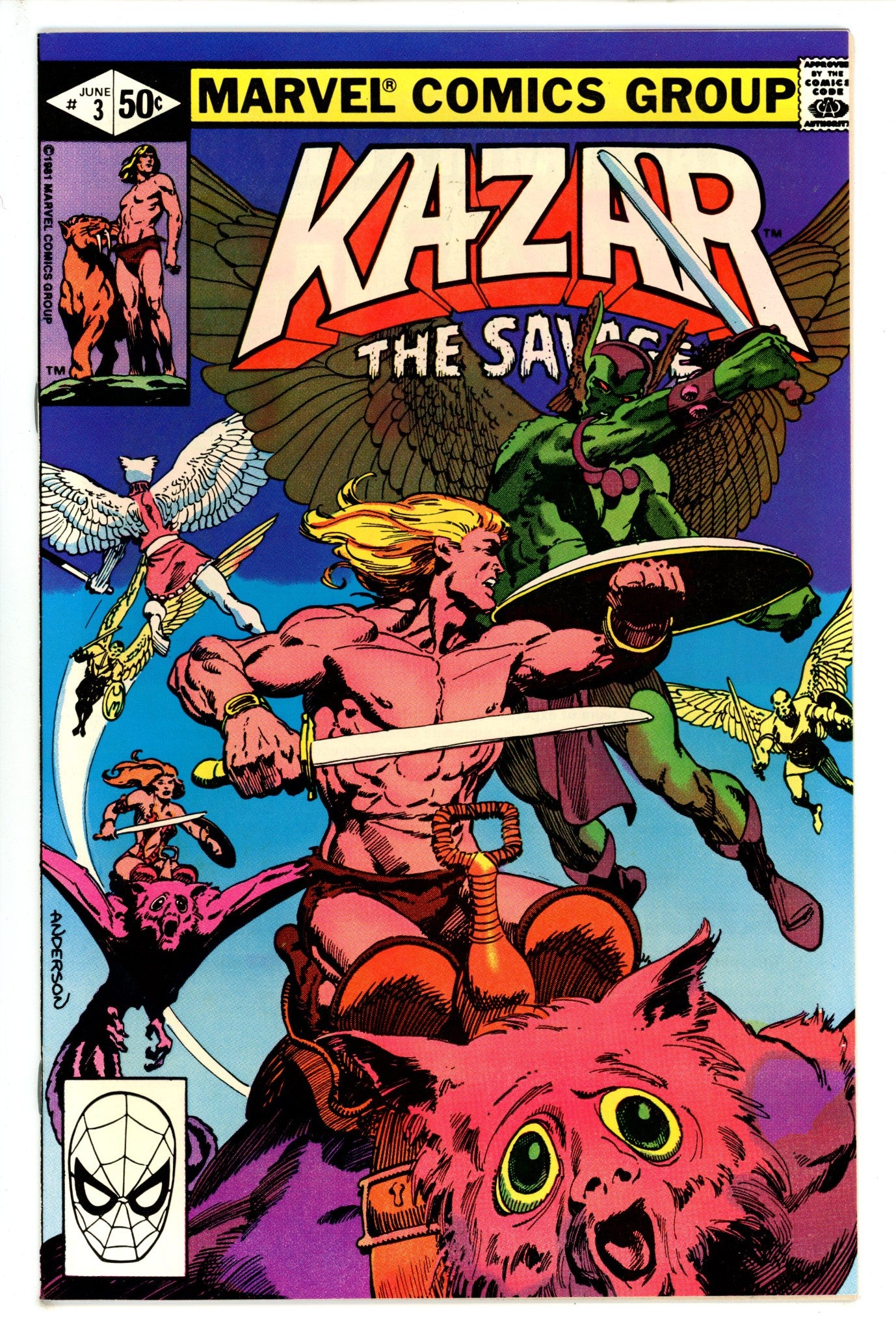 Ka-Zar the Savage Vol 3 3 (1981)