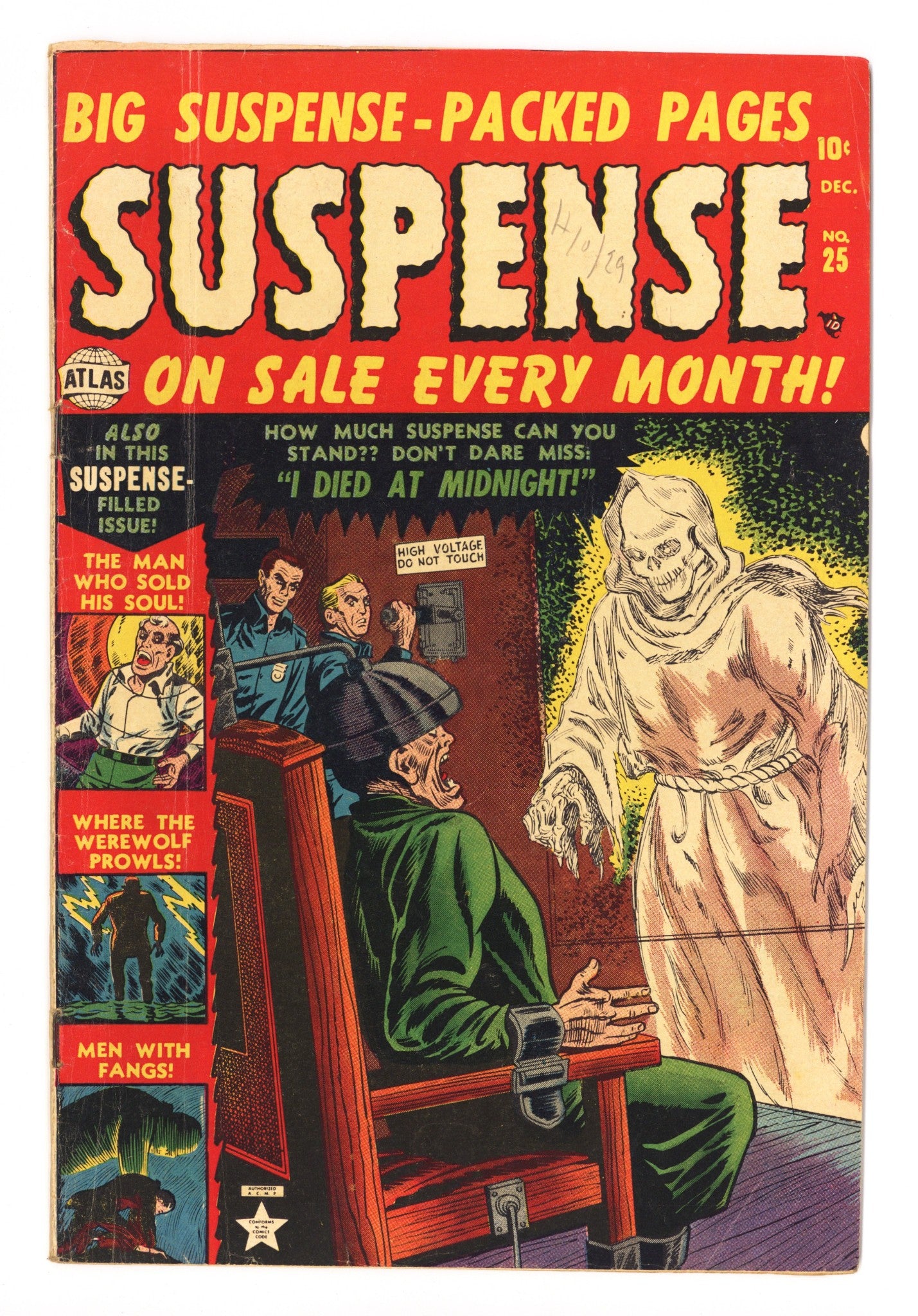 Suspense 25 VG (4.0) (1952) 