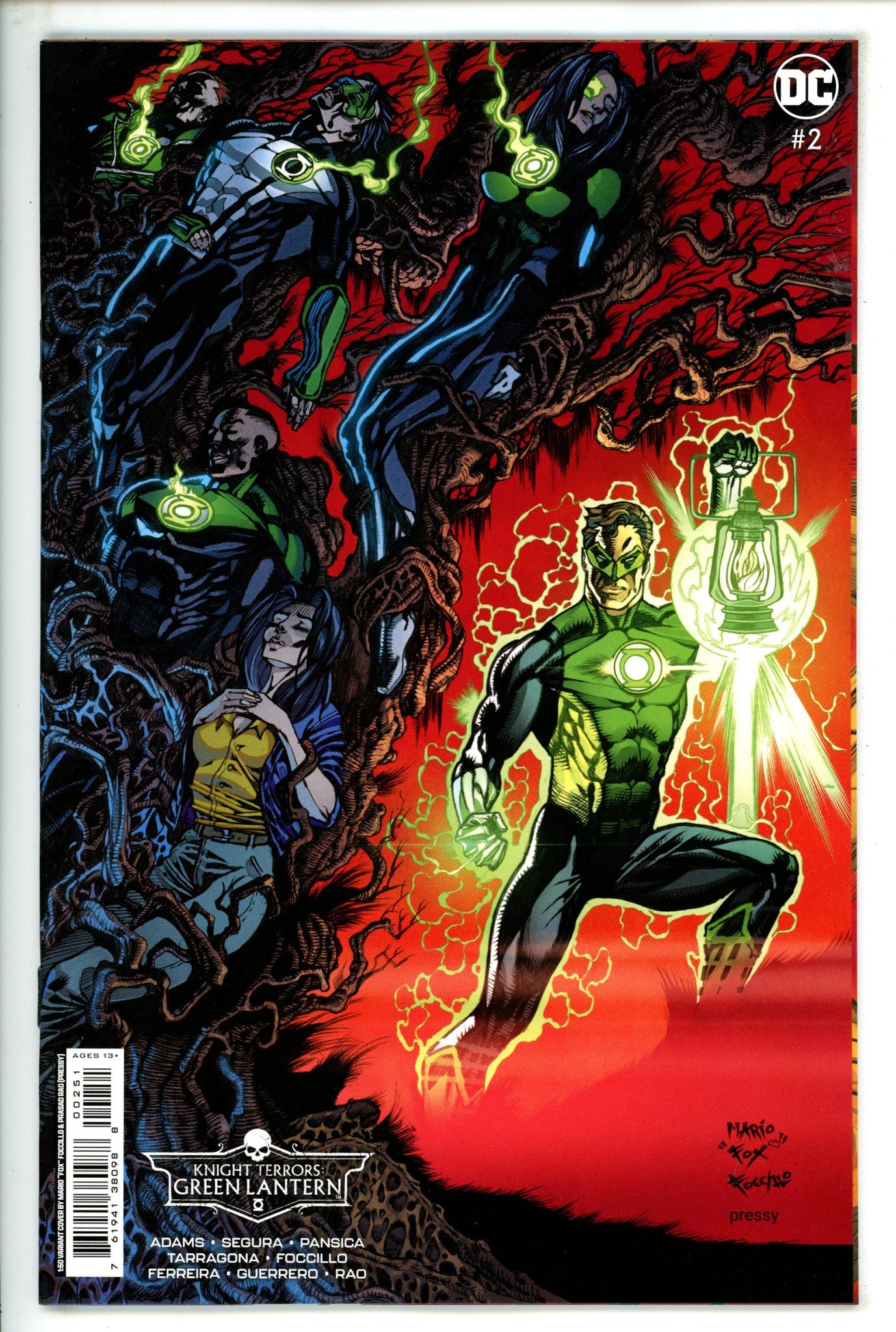 Knight Terrors Green Lantern 2 Fox Incentive Variant NM+ (2023)