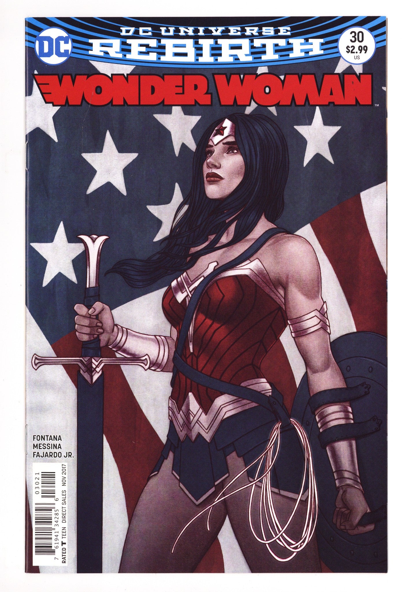 Wonder Woman Vol 5 30 High Grade (2017) Frison Variant 