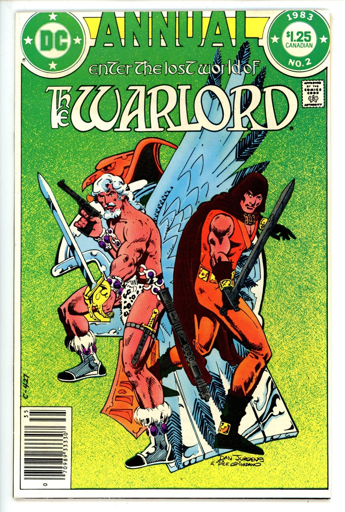 Warlord Annual Vol 1 2  Mid Grade   (1983)   Canadian Price Variant