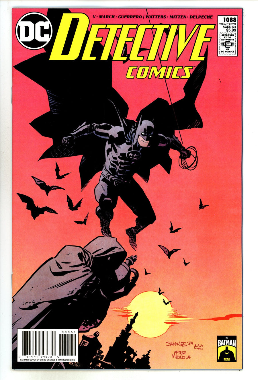 Detective Comics Vol 3 1088 Samnee Variant (2024)