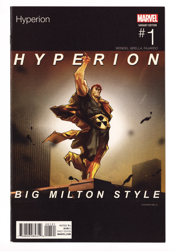 Hyperion Vol 1 1 NM- (9.2) (2016) Mills Hip-Hop Variant