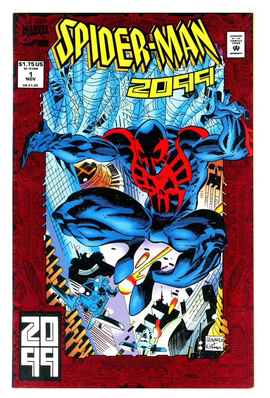 Spider-Man 2099 Vol 1 1 VF- (7.5) (1992) 