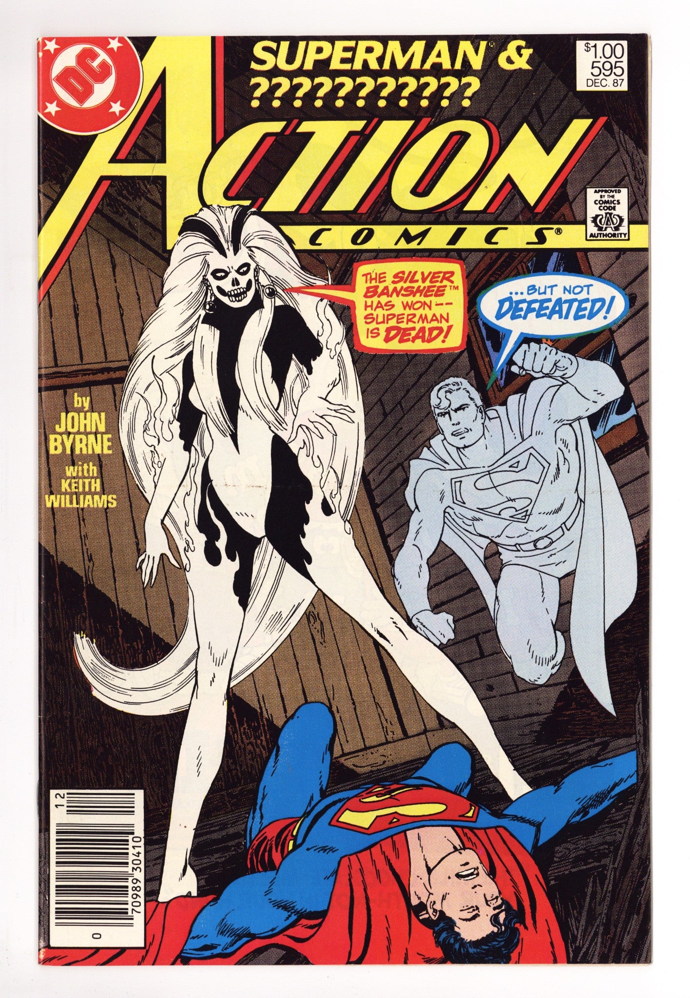 Action Comics Vol 1 595 VF- (7.5) (1987) Canadian Price Variant 