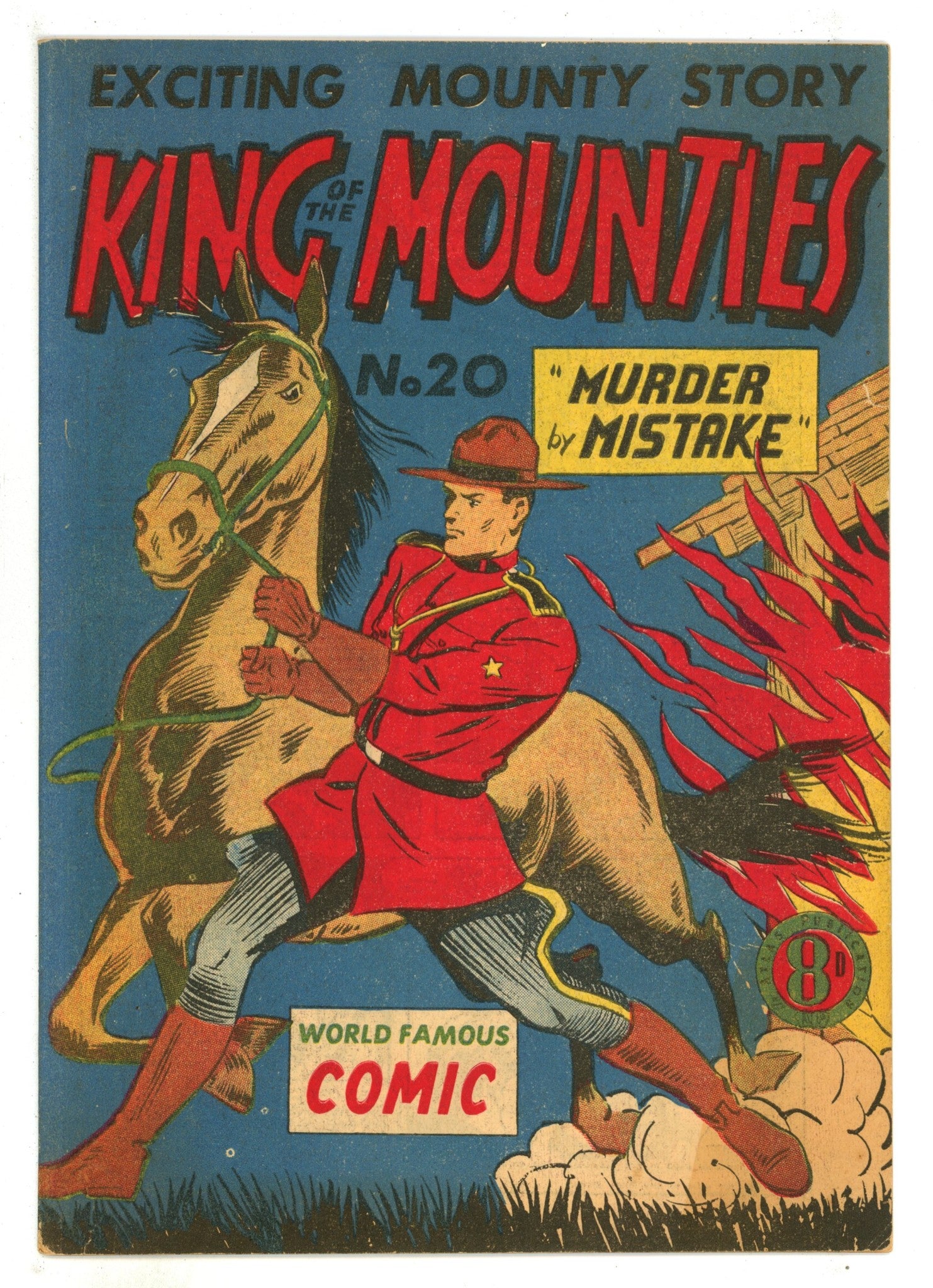 King of the Mounties 20 VG/FN (5.0) (1952) 
