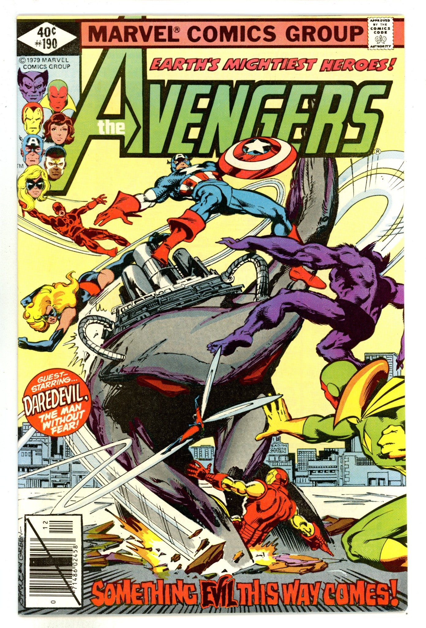 The Avengers Vol 1 190  VF (8.0)   (1979)        