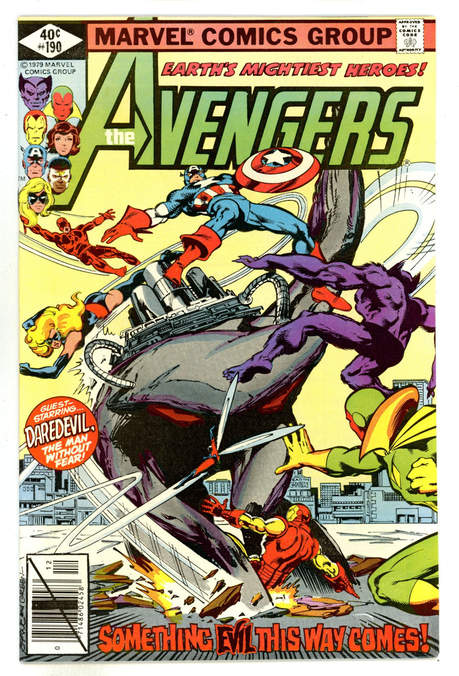 The Avengers Vol 1 190  VF (8.0)   (1979)        