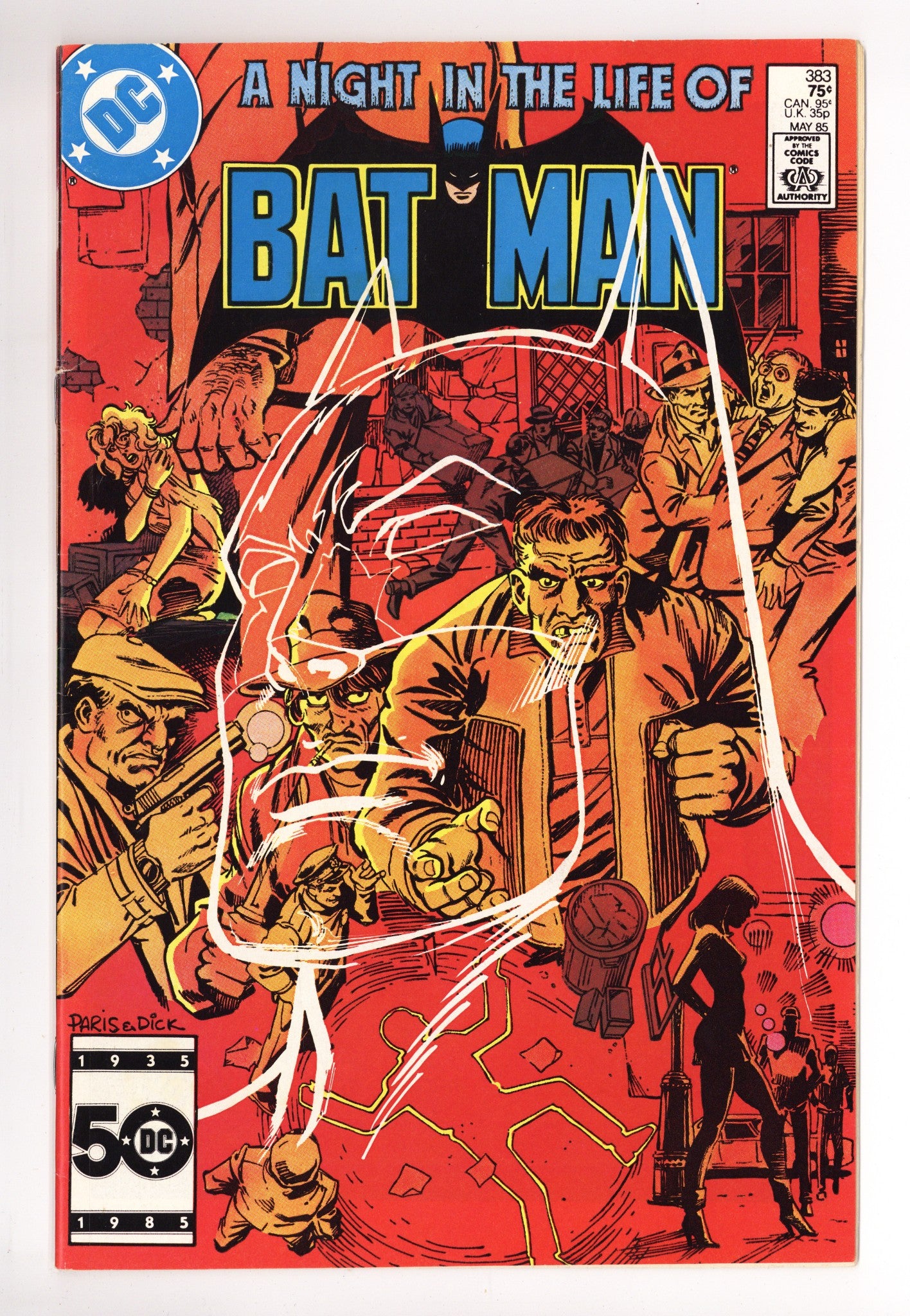 Batman Vol 1 383 Mid Grade (1985) 