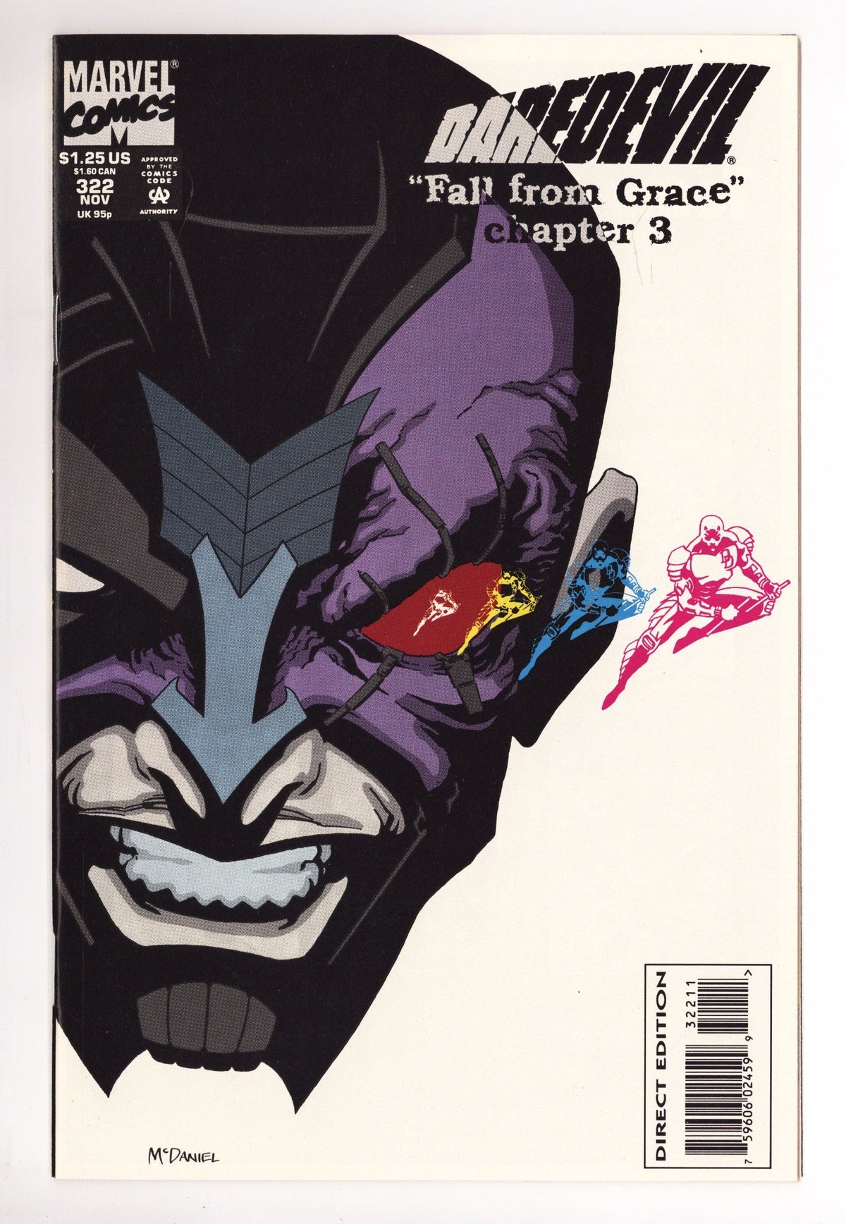 Daredevil Vol 1 322  High Grade   (1993)