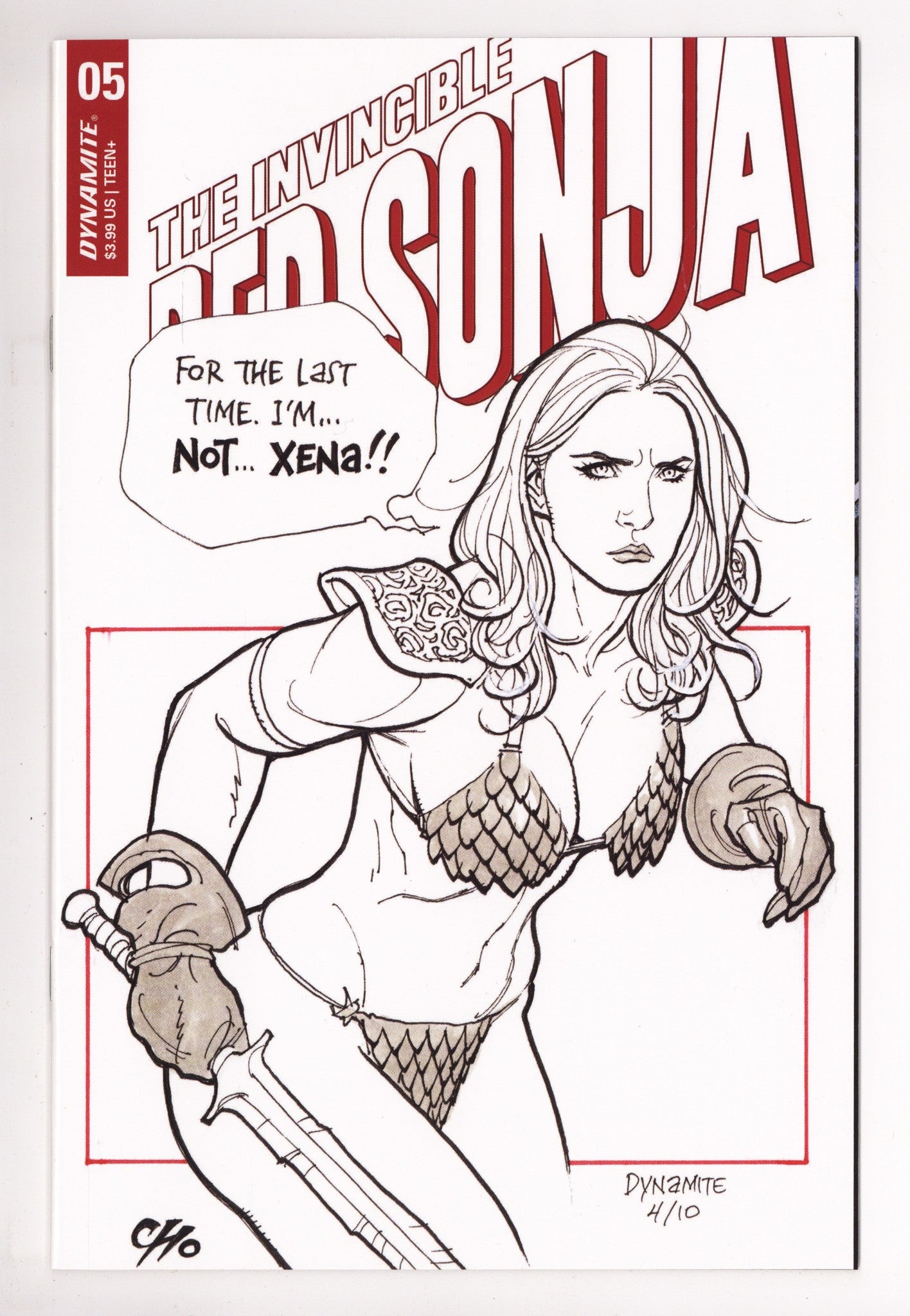 The Invincible Red Sonja   5  High Grade   (2021) Cho     Variant  