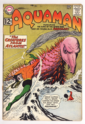 Aquaman Vol 1 7 FR (1.0) Cover Detached (1963)