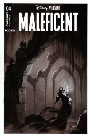 Disney Villains Maleficent 4 Meyer B&W Incentive Variant (2023)