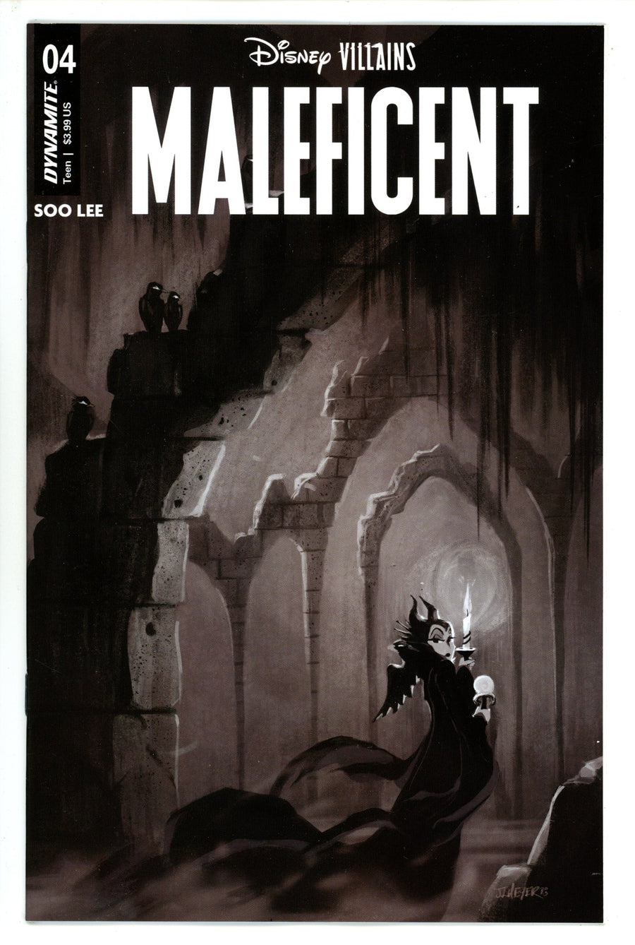 Disney Villains Maleficent 4 Meyer B&W Incentive Variant (2023)