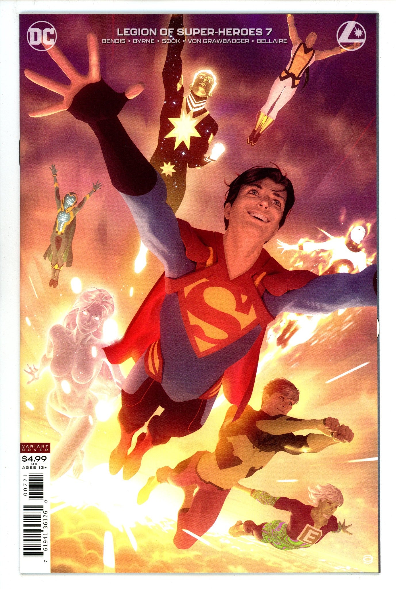 Legion of Super-Heroes Vol 8 7 High Grade (2020) Garner Variant 