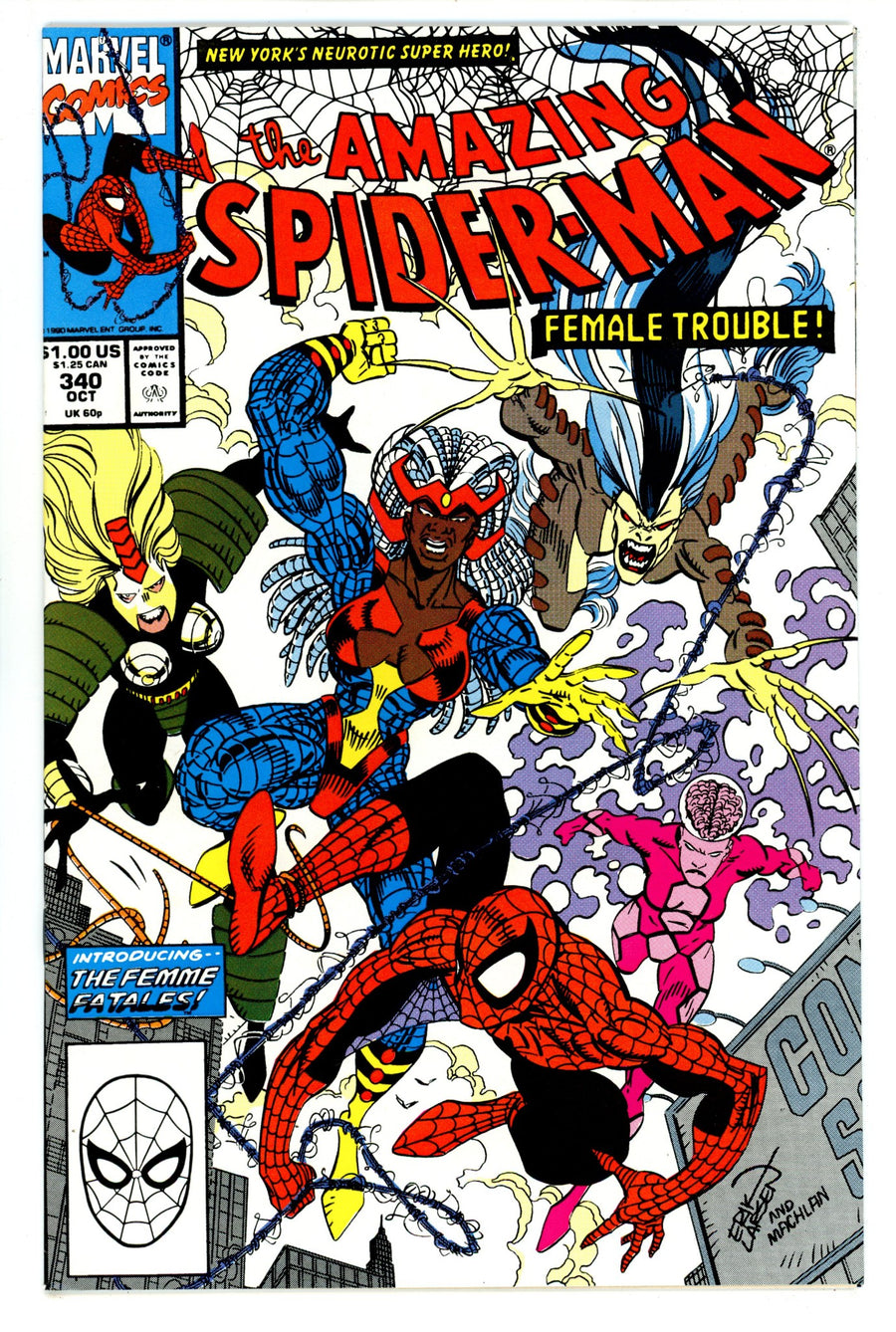 The Amazing Spider-Man Vol 1 340 VF (8.0) (1990) 
