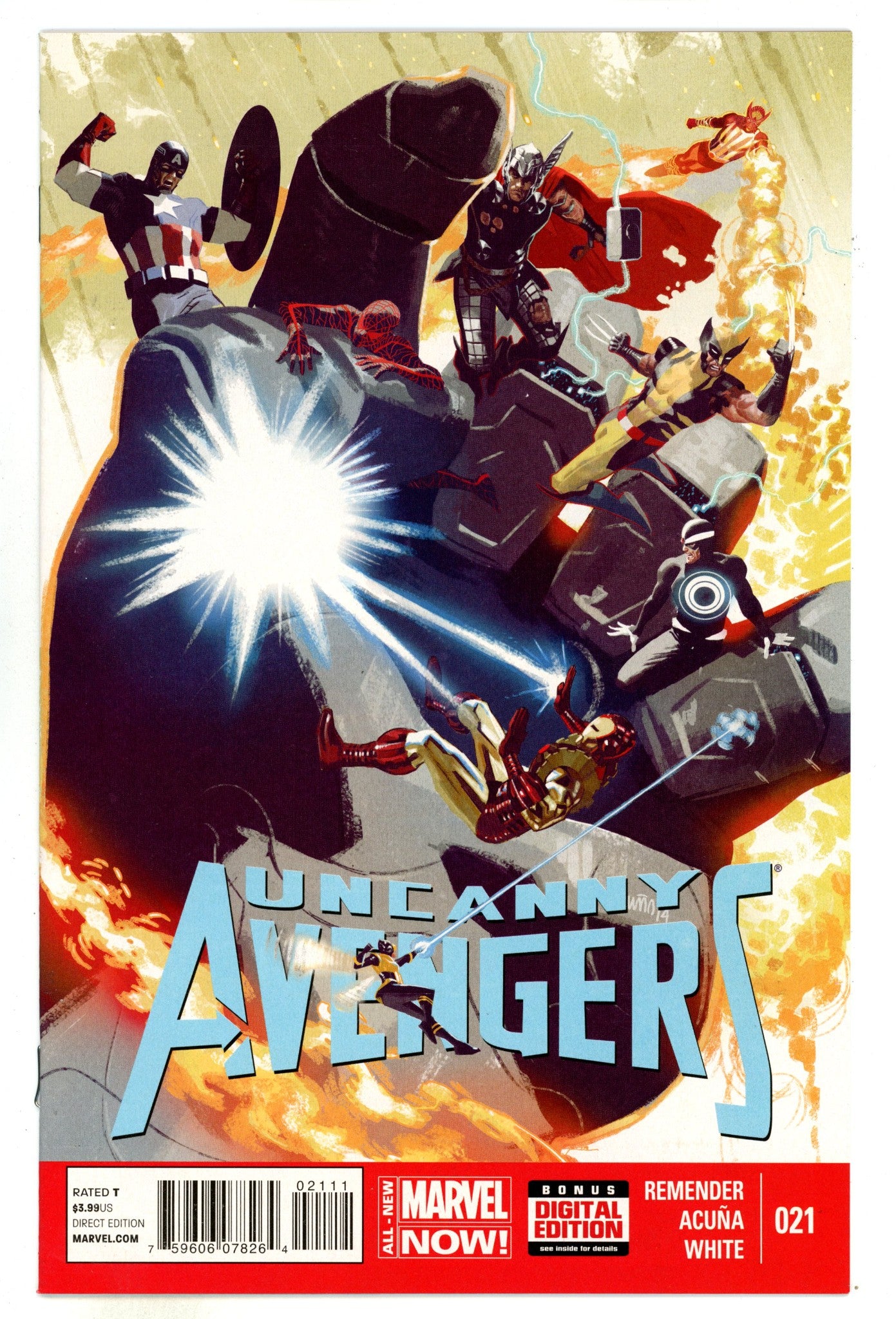 Uncanny Avengers Vol 1 21 High Grade (2014) 