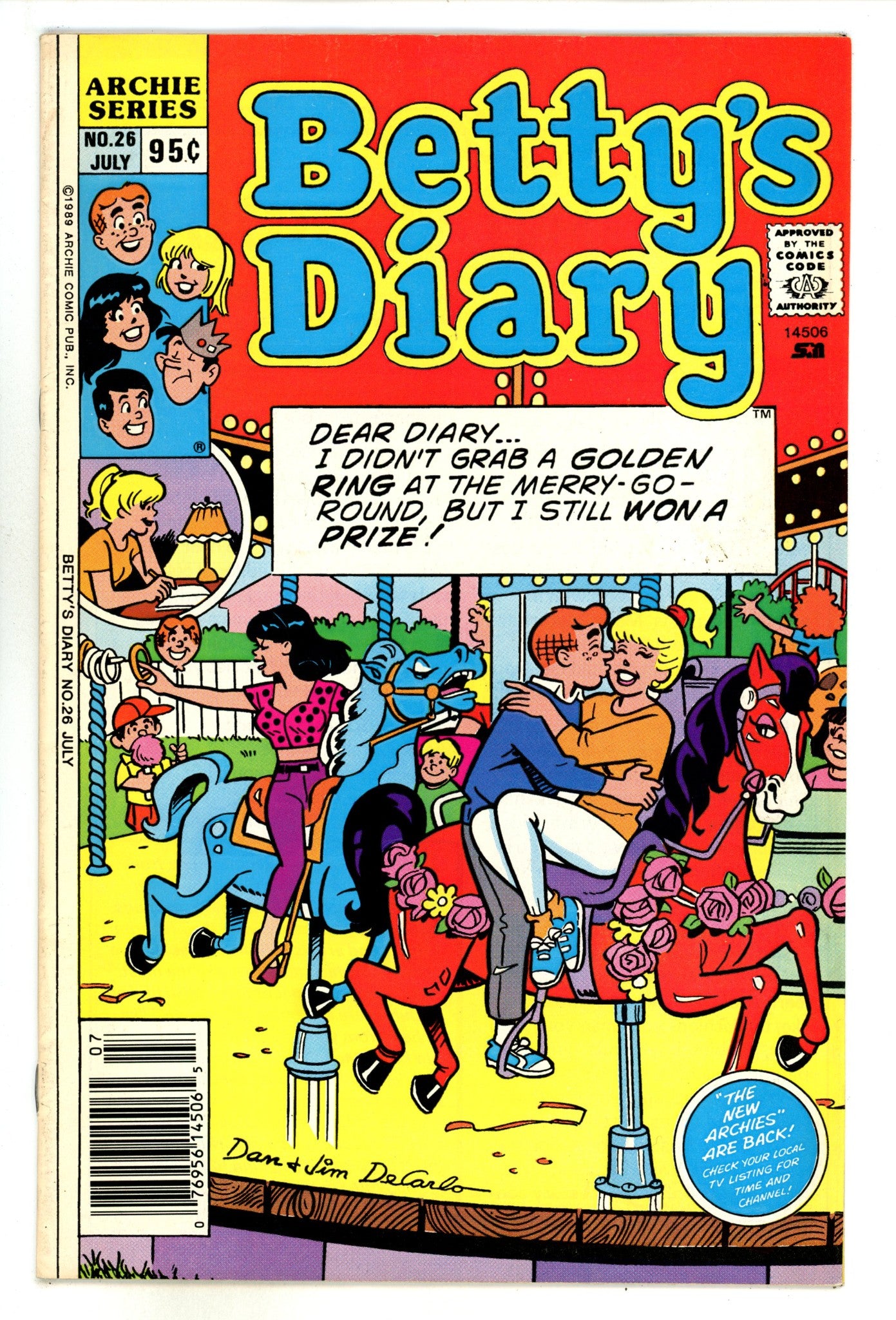 Betty's Diary 26 FN (6.0) (1989) Newsstand 