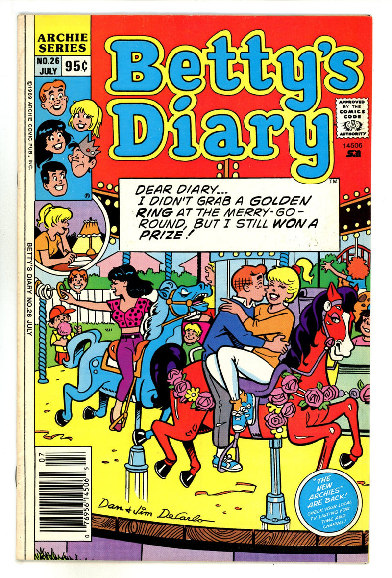 Betty's Diary 26 FN (6.0) (1989) Newsstand 