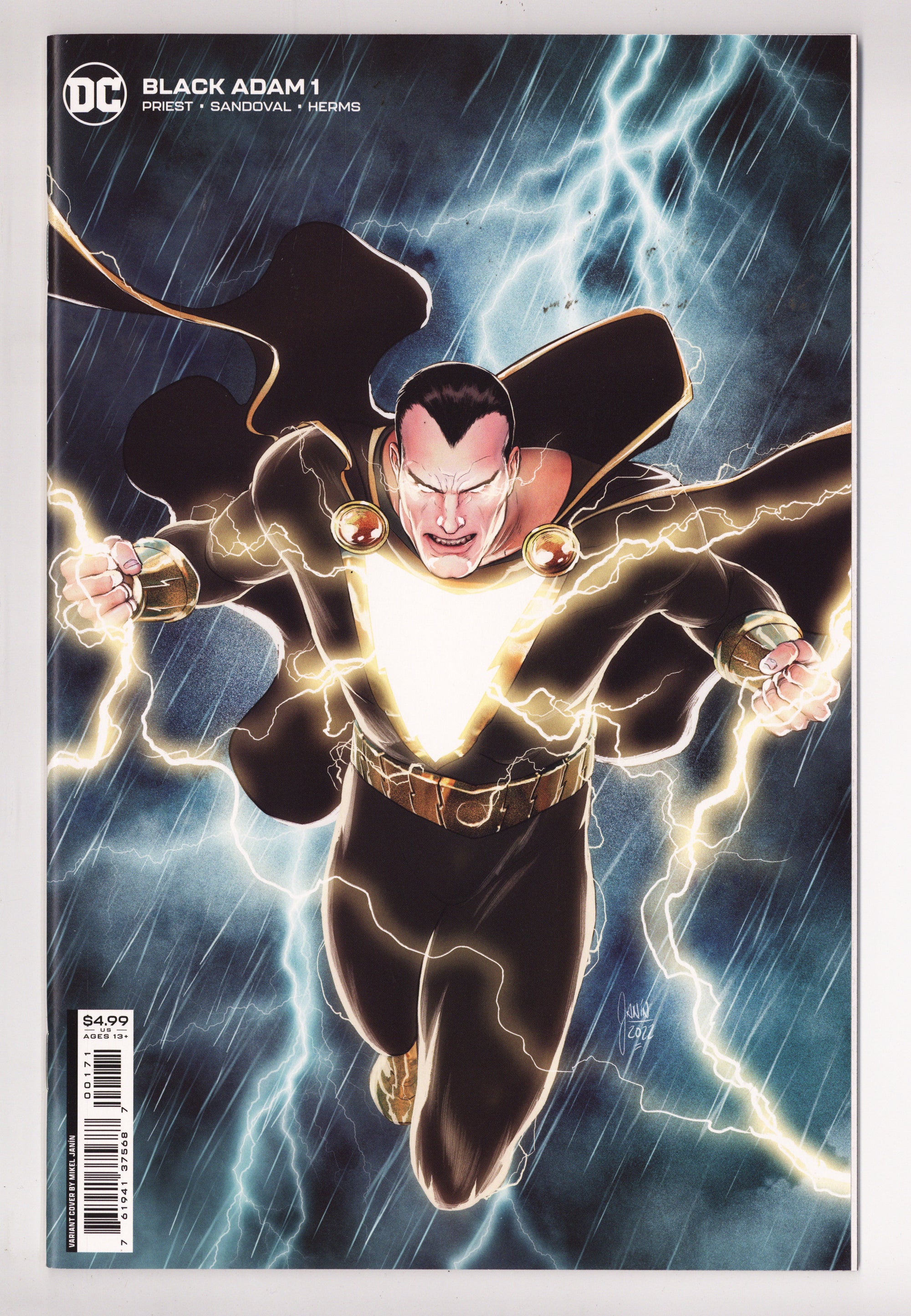 Black Adam Vol 1 1 High Grade (2022) Janin Variant 