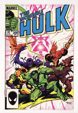 The Incredible Hulk Vol 1 306 High Grade (1985)