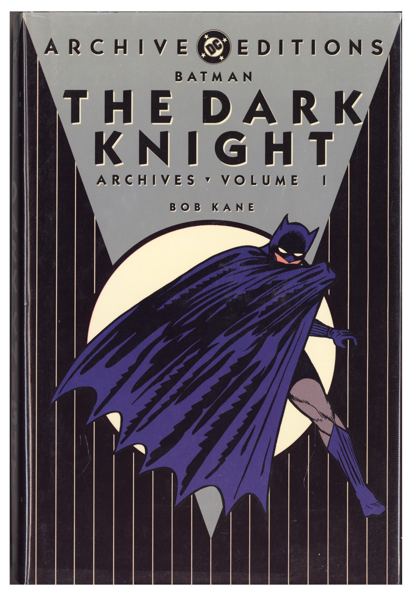 Batman: The Dark Knight Archives HC Vol 1 Mid Grade (1992) Signed x1 1st Page Jerry Robinson 