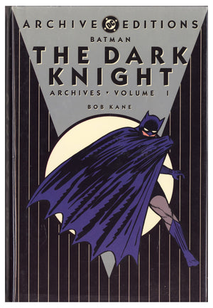 Batman: The Dark Knight Archives HC Vol 1 Mid Grade (1992) Signed x1 1st Page Jerry Robinson