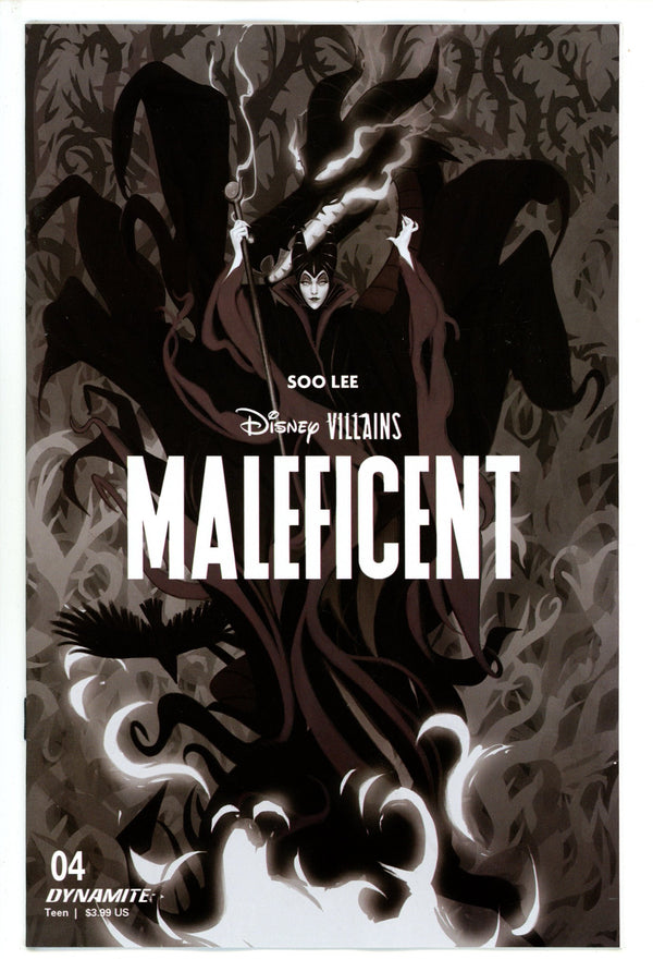 Disney Villains Maleficent 4 Puebla B&W Incentive Variant (2023)