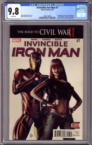 Invincible Iron Man Vol 2 7 CGC 9.8 (NM/M) (2016)