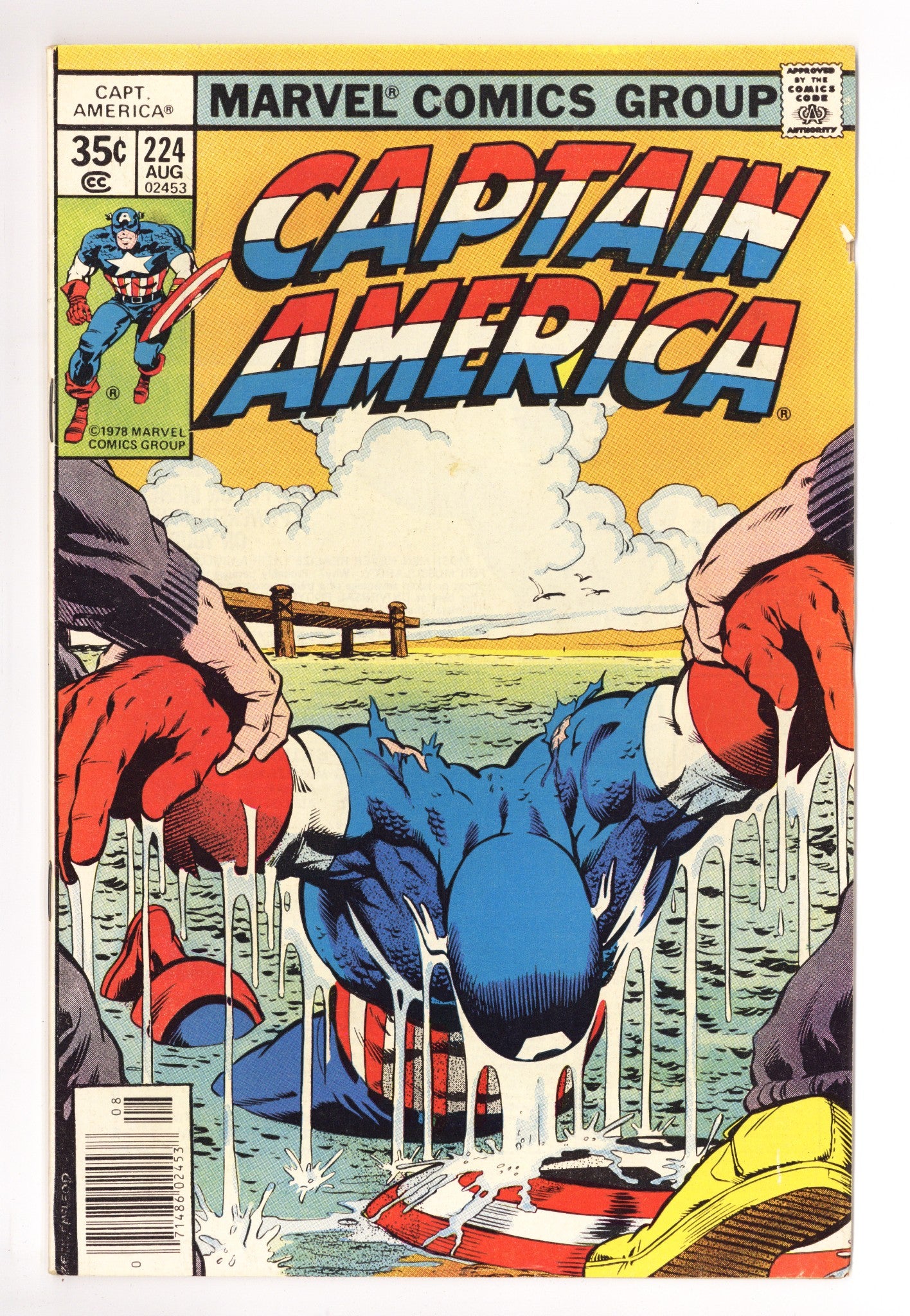 Captain America Vol 1 224 Low Grade (1978) 