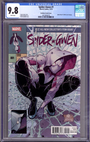 Spider-Gwen Vol 2 1 CGC 9.8 (NM/M) (2015) Bradshaw Homage Variant