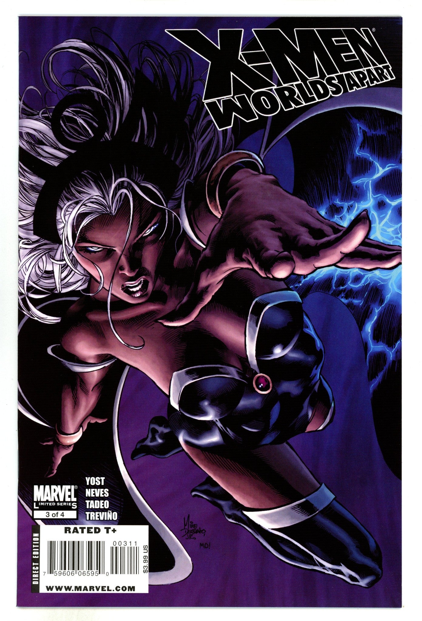 X-Men: Worlds Apart  3  High Grade  (2009)  