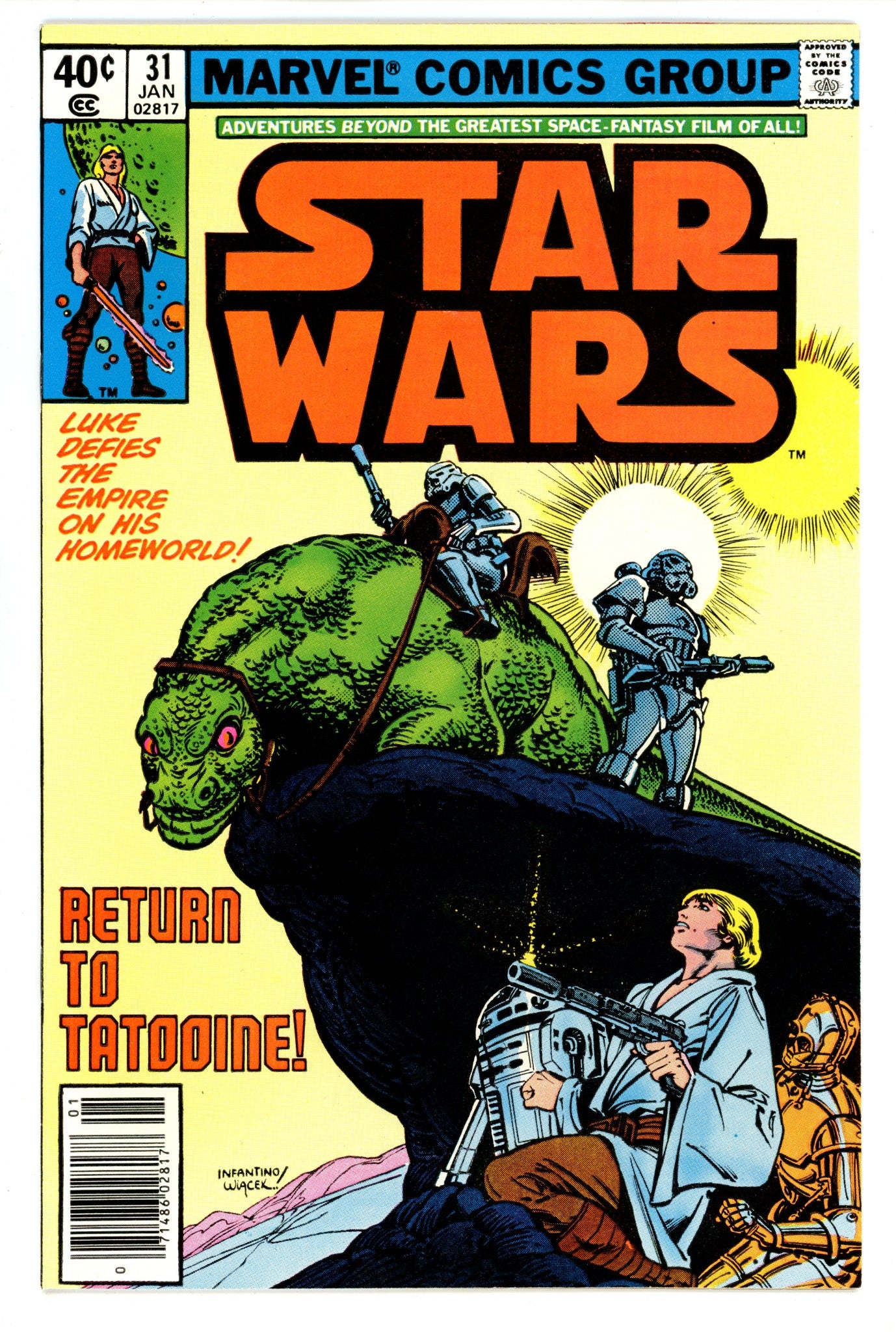 Star Wars Vol 1 31 VF/NM (9.0) (1980) Newsstand 