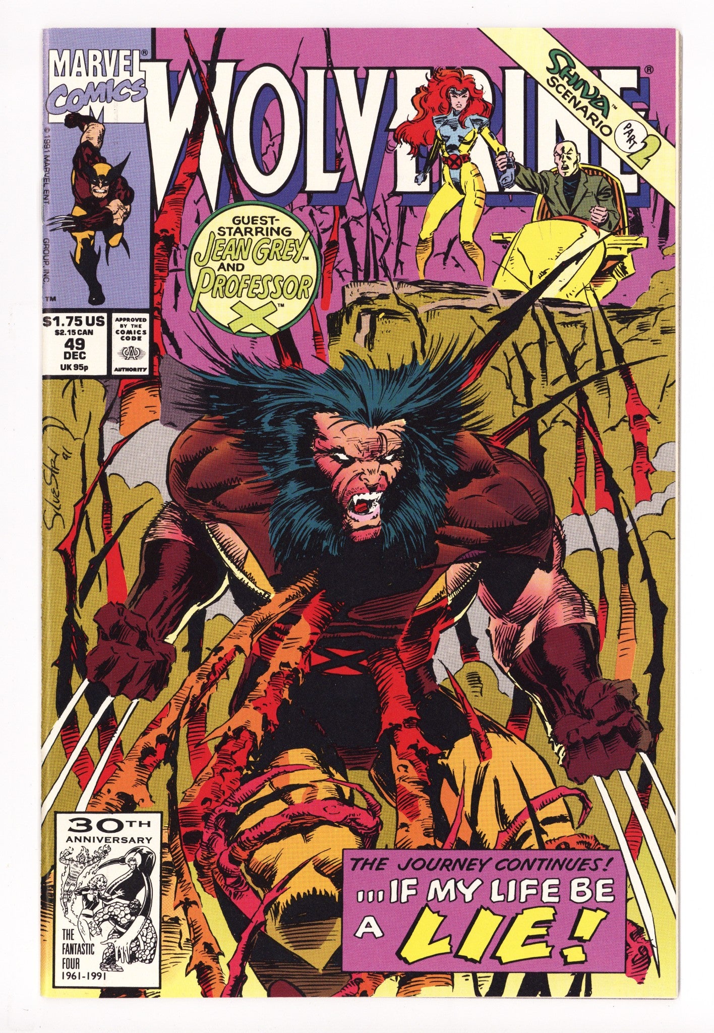 Wolverine Vol 2 49 High Grade (1991) 