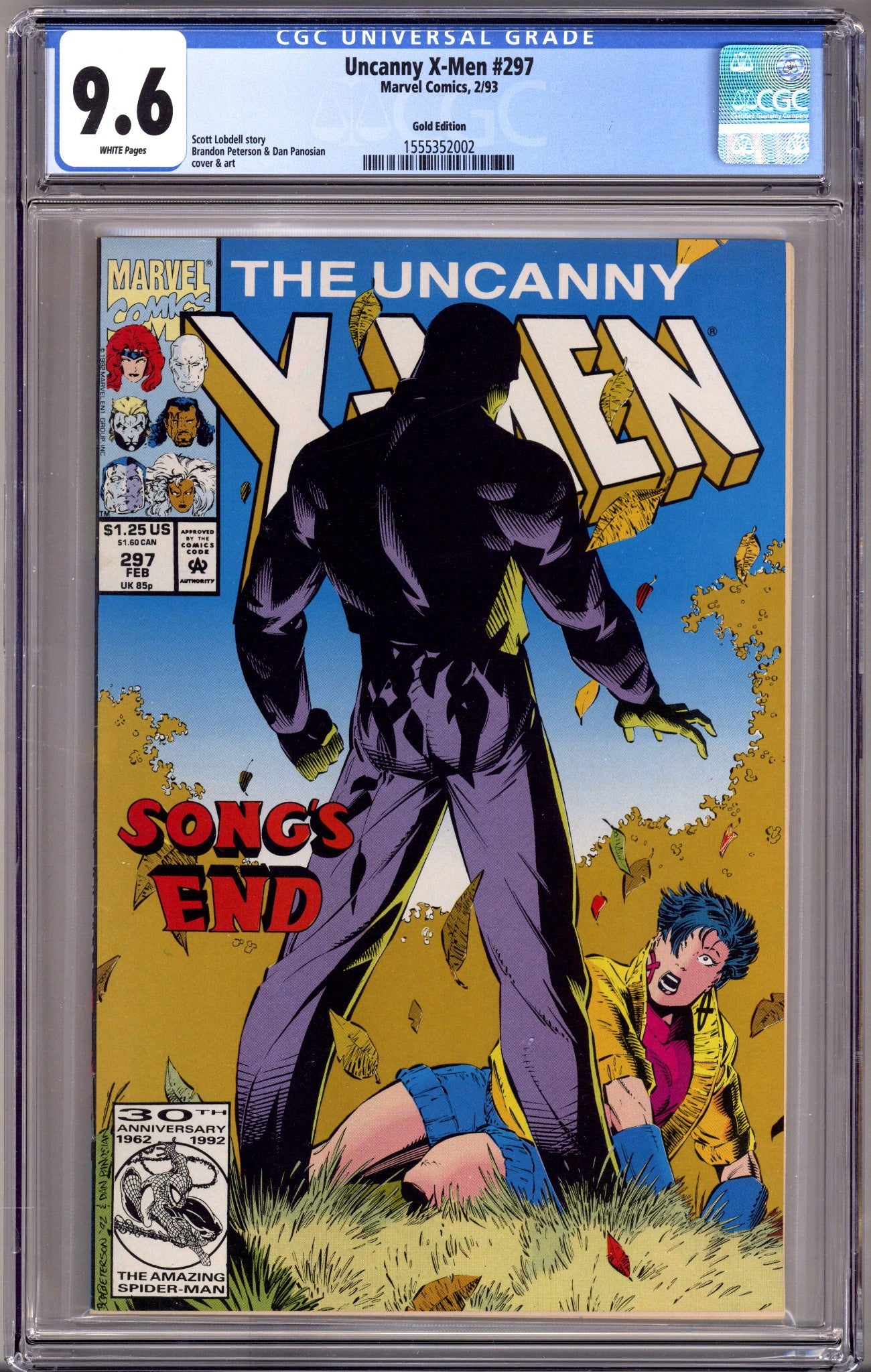 The Uncanny X-Men Vol 1 297 CGC 9.6 (NM+) (1993) Pressman Variant 