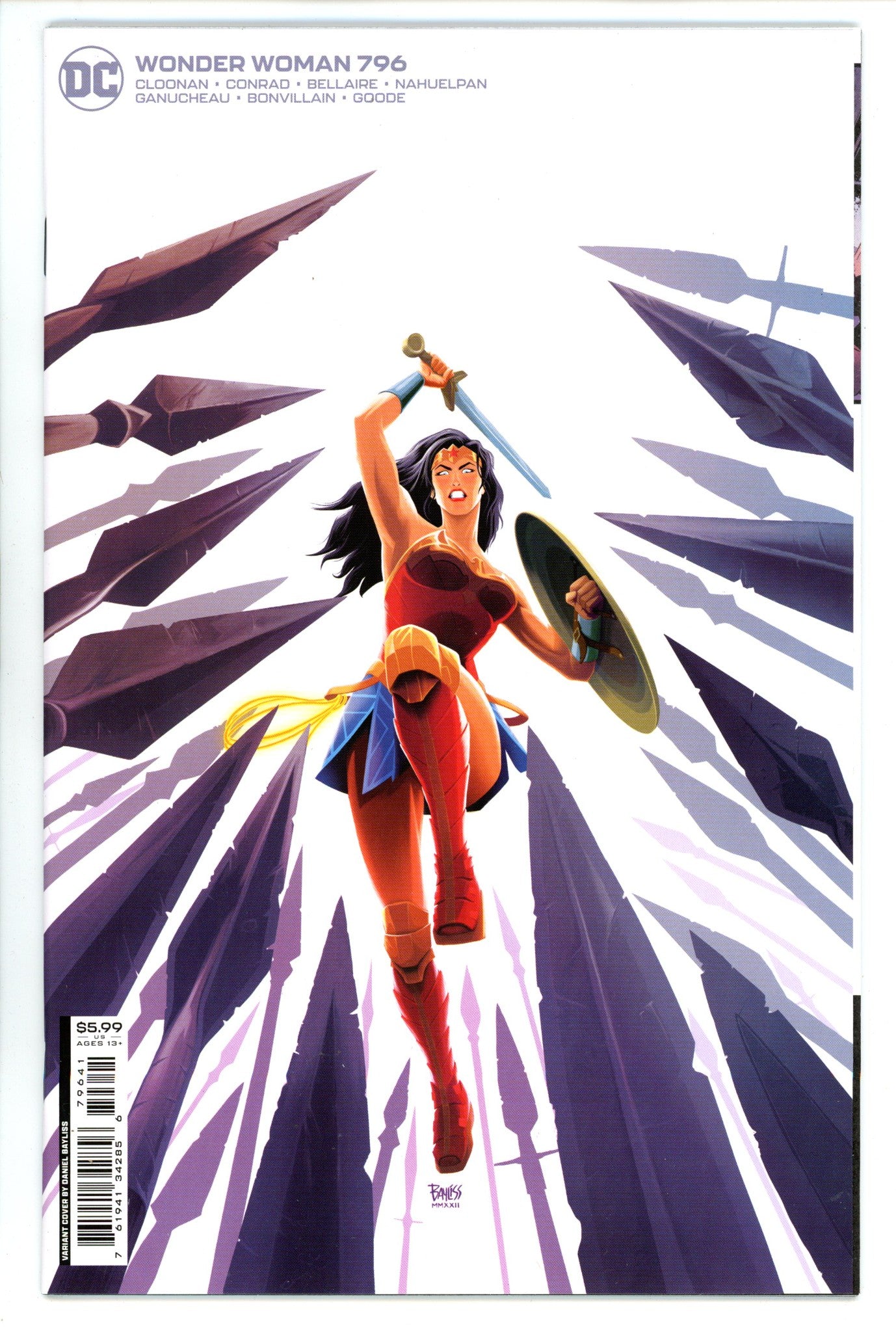 Wonder Woman Vol 5 796 High Grade (2023) Bayliss Variant 