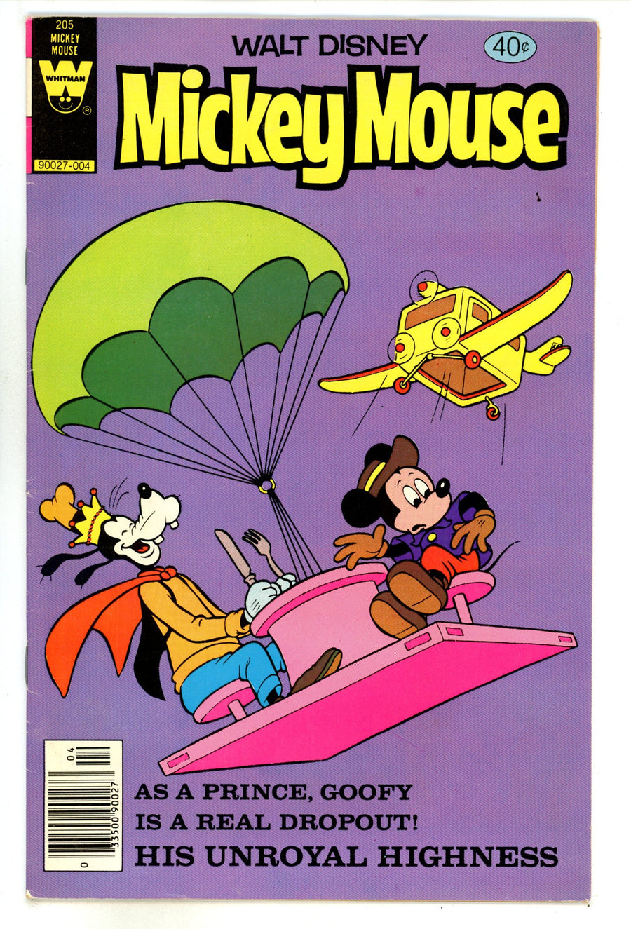 Mickey Mouse 205 Mid Grade (1980) Whitman Variant 