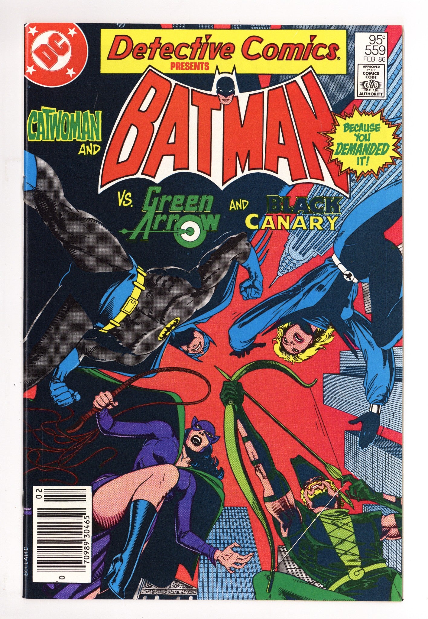 Detective Comics Vol 1 559 NM- (9.2) (1986) Canadian Price Variant 