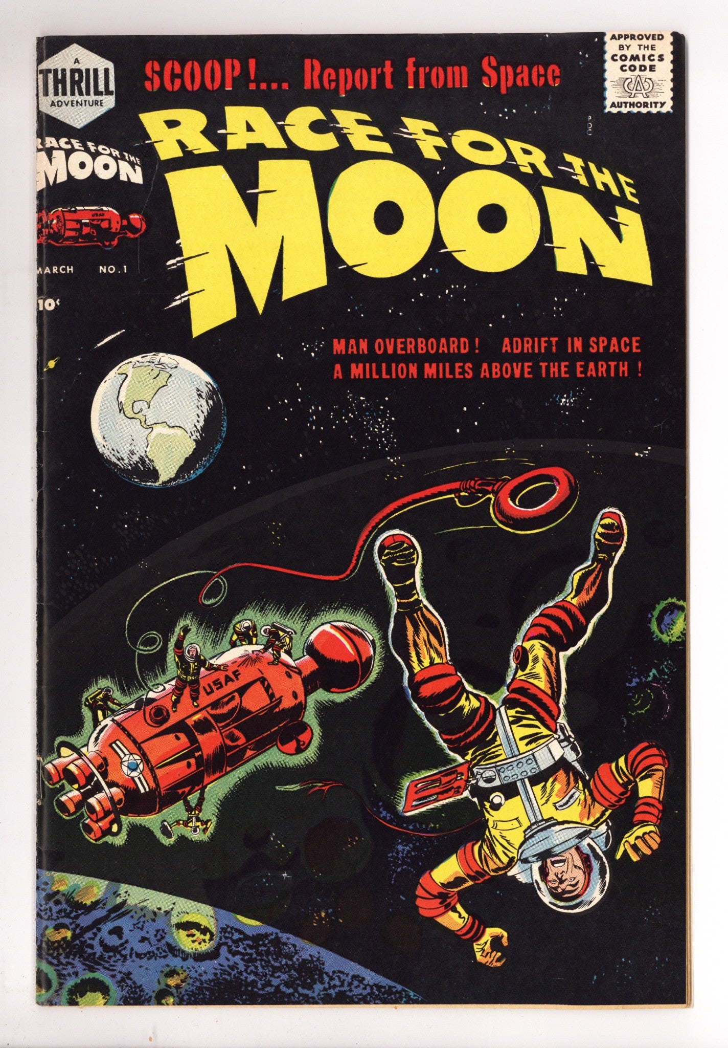 Race for the Moon 1 VF (8.0) (1958) 