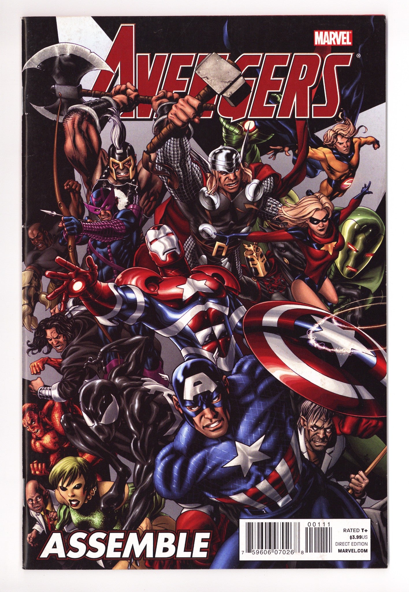 Avengers Assemble Vol 1 1 Mid Grade (2010) 