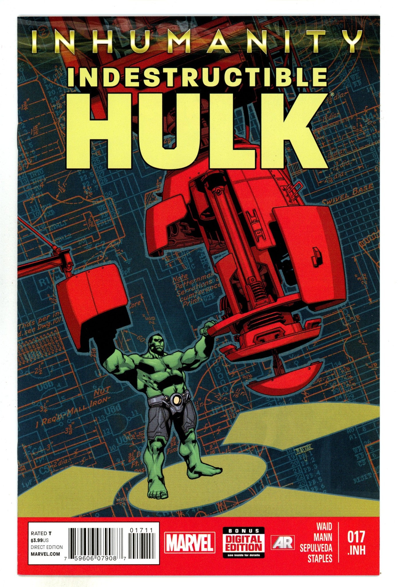 Indestructible Hulk 17 (17.INH) High Grade (2014) 