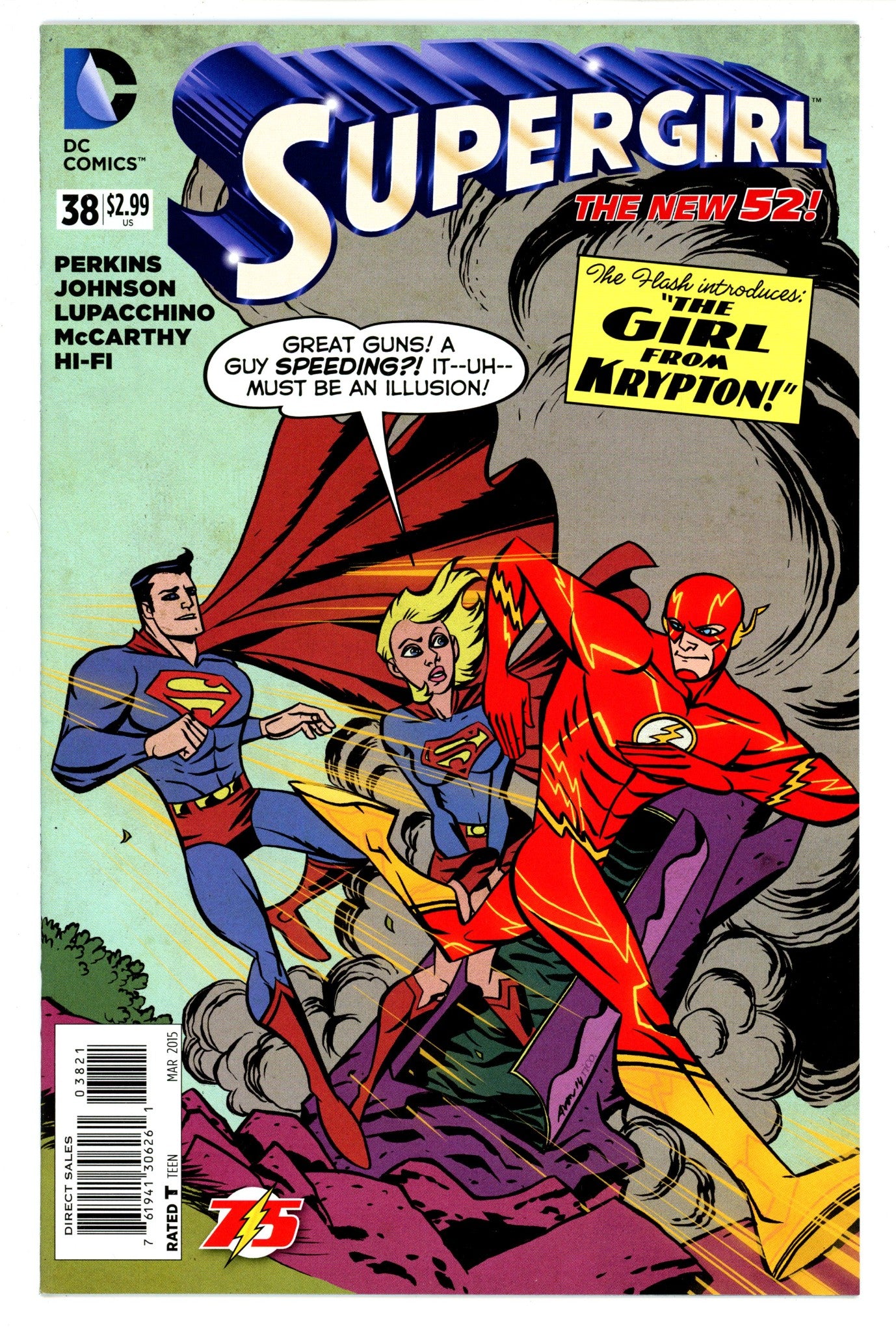 Supergirl Vol 6 38 High Grade (2015) Oeming Variant 